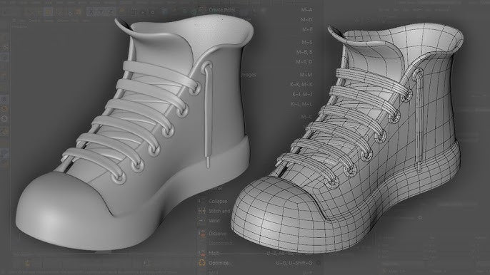 Modèle 3D Sneakers Haute qualité